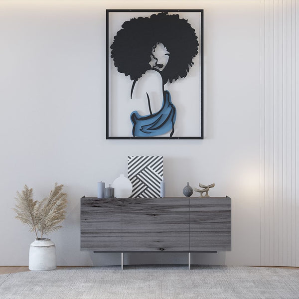 African Women 67x90cm/26.4x35.4in All Products by MetalWallDesigns | MetalWallDesign