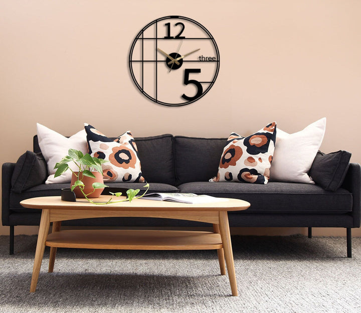 Asinaronic clock All Products by MetalWallDesigns | MetalWallDesign
