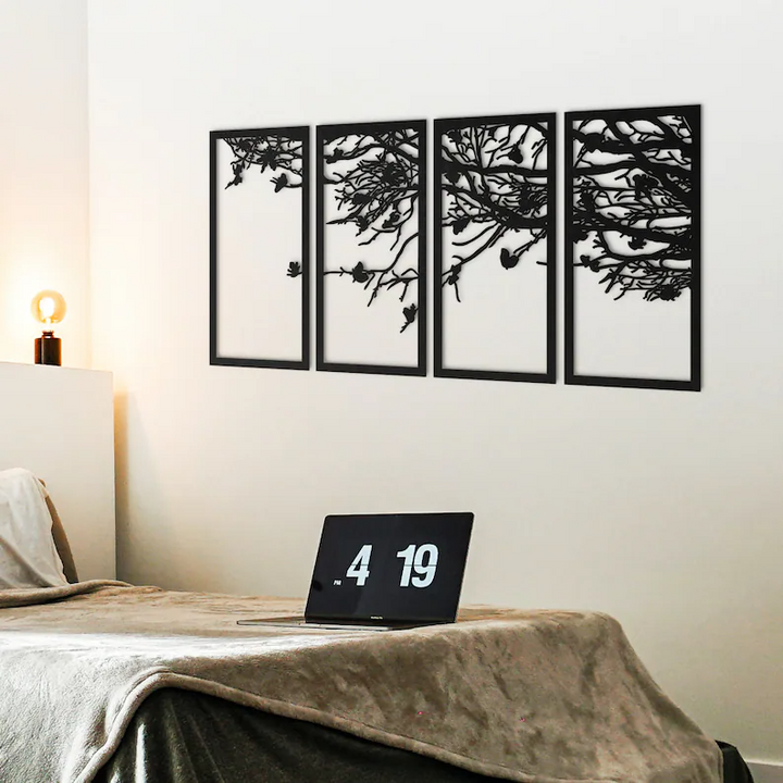 Autumn Tree 4 Pieces All Products by MetalWallDesigns | MetalWallDesign