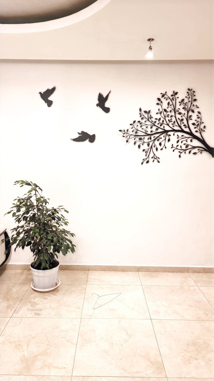 Birds of Life 100x87cm Each Bird 24x15cm All Products by MetalWallDesigns | MetalWallDesign