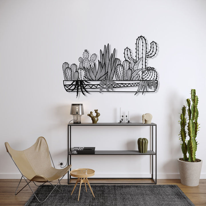 Cactus tray All Products by MetalWallDesigns | MetalWallDesign