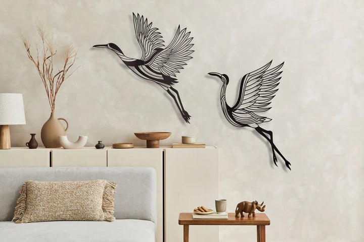 Cranes Dance All Products by MetalWallDesigns | MetalWallDesign