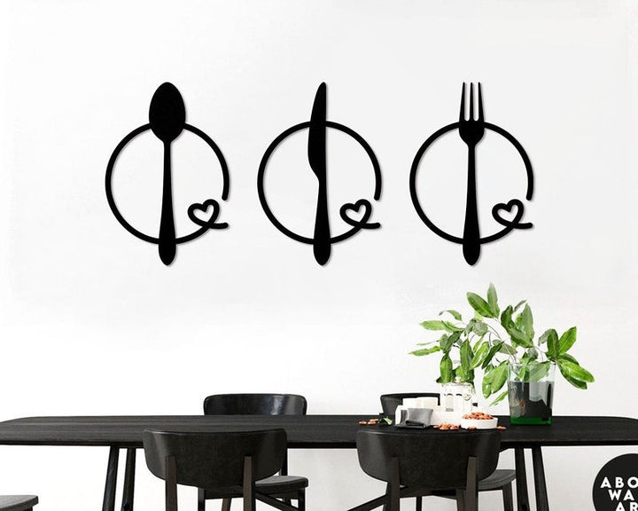 Cutlery Set All Products by MetalWallDesigns | MetalWallDesign