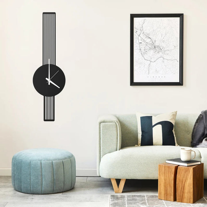 Modern Lane Clock All Products by MetalWallDesigns | MetalWallDesign