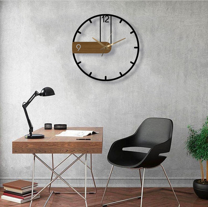 Oak Model Clock All Products by MetalWallDesigns | MetalWallDesign