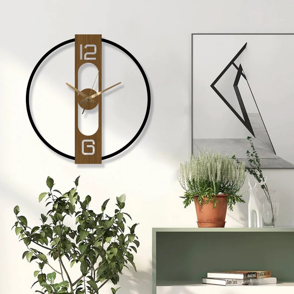 Tuvble Model Clock 50x50cm/19.7x19.7in Bronze Gold All Products by MetalWallDesigns | MetalWallDesign