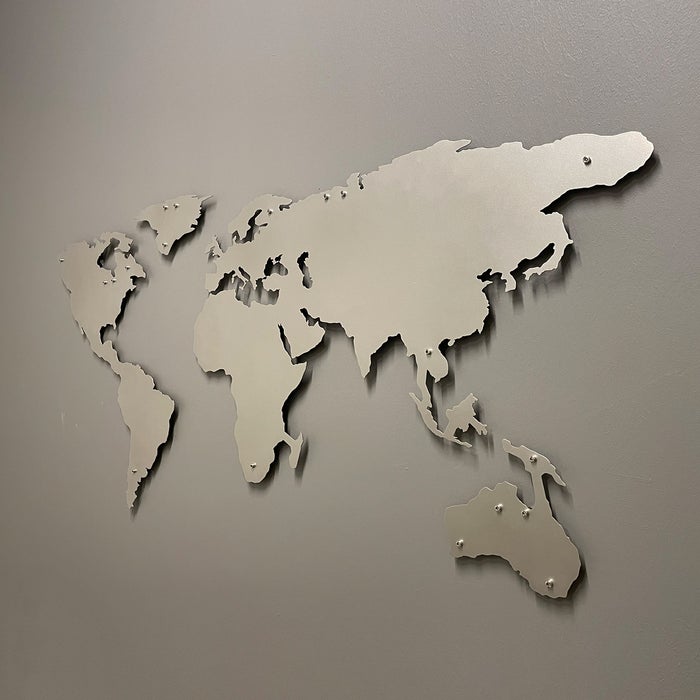 world map All Products by MetalWallDesigns | MetalWallDesign