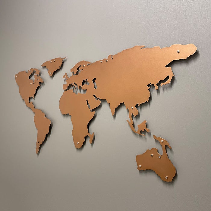 world map All Products by MetalWallDesigns | MetalWallDesign