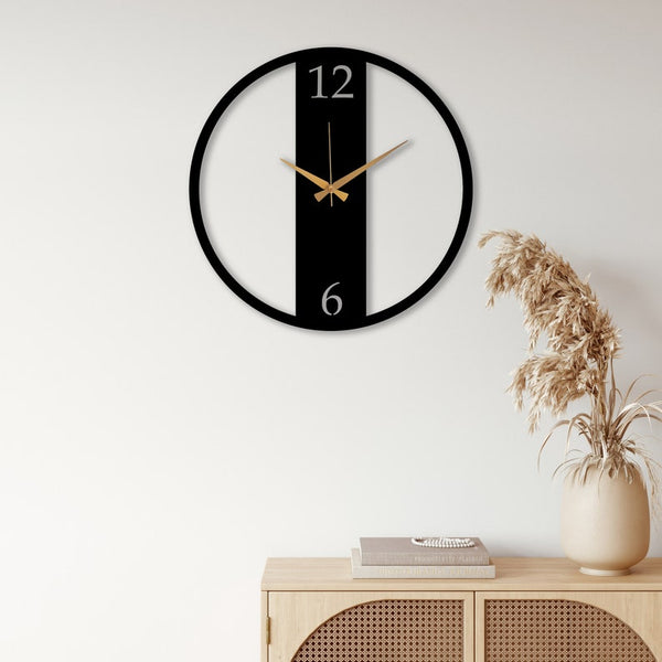 Vertical stripe clock